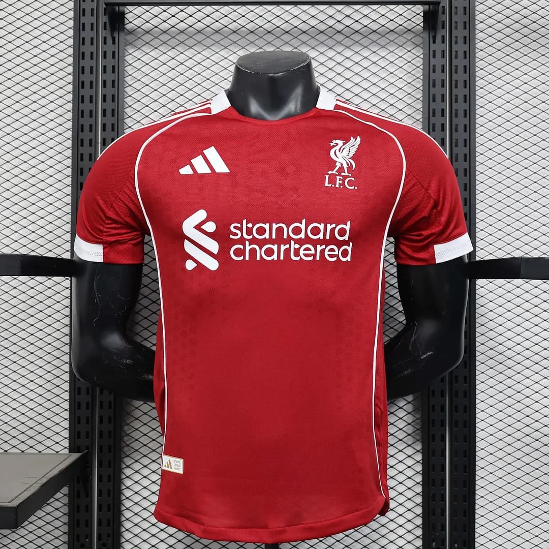 Koszulka Piłkarska Liverpool FC Domowa 2025/26 - wersja meczowa z możliwością personalizacji