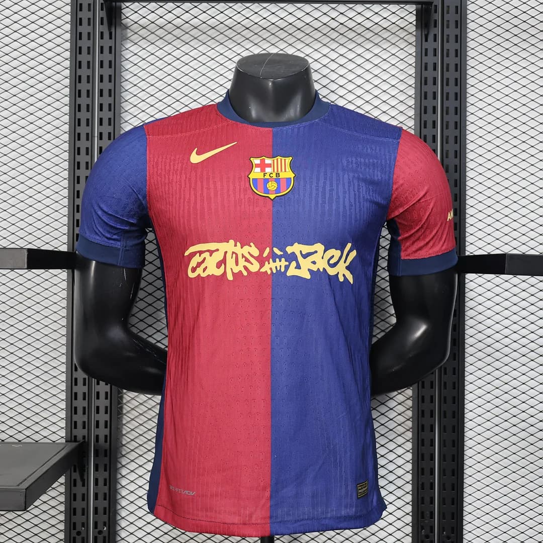 Koszulka Piłkarska FC Barcelona x Travis Scott – El Clásico 2024/25 domowa